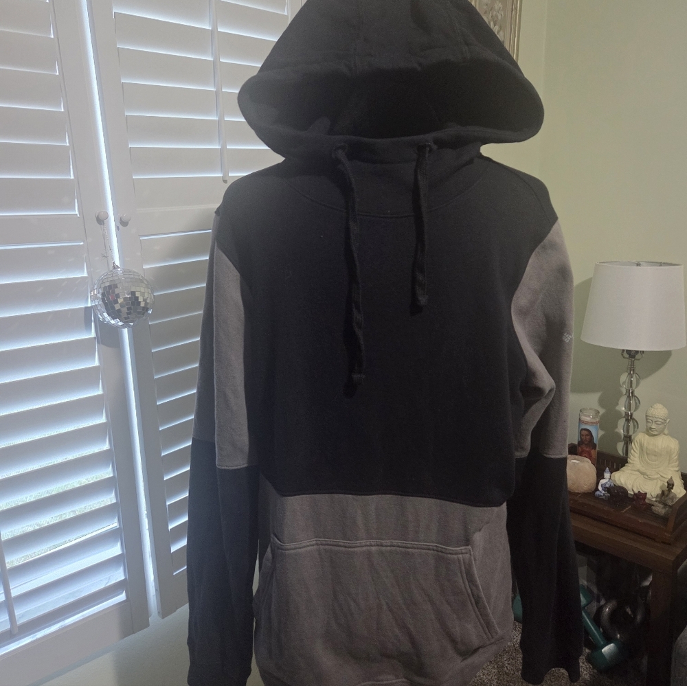 Men's Black and Gray Columbia Hoodie